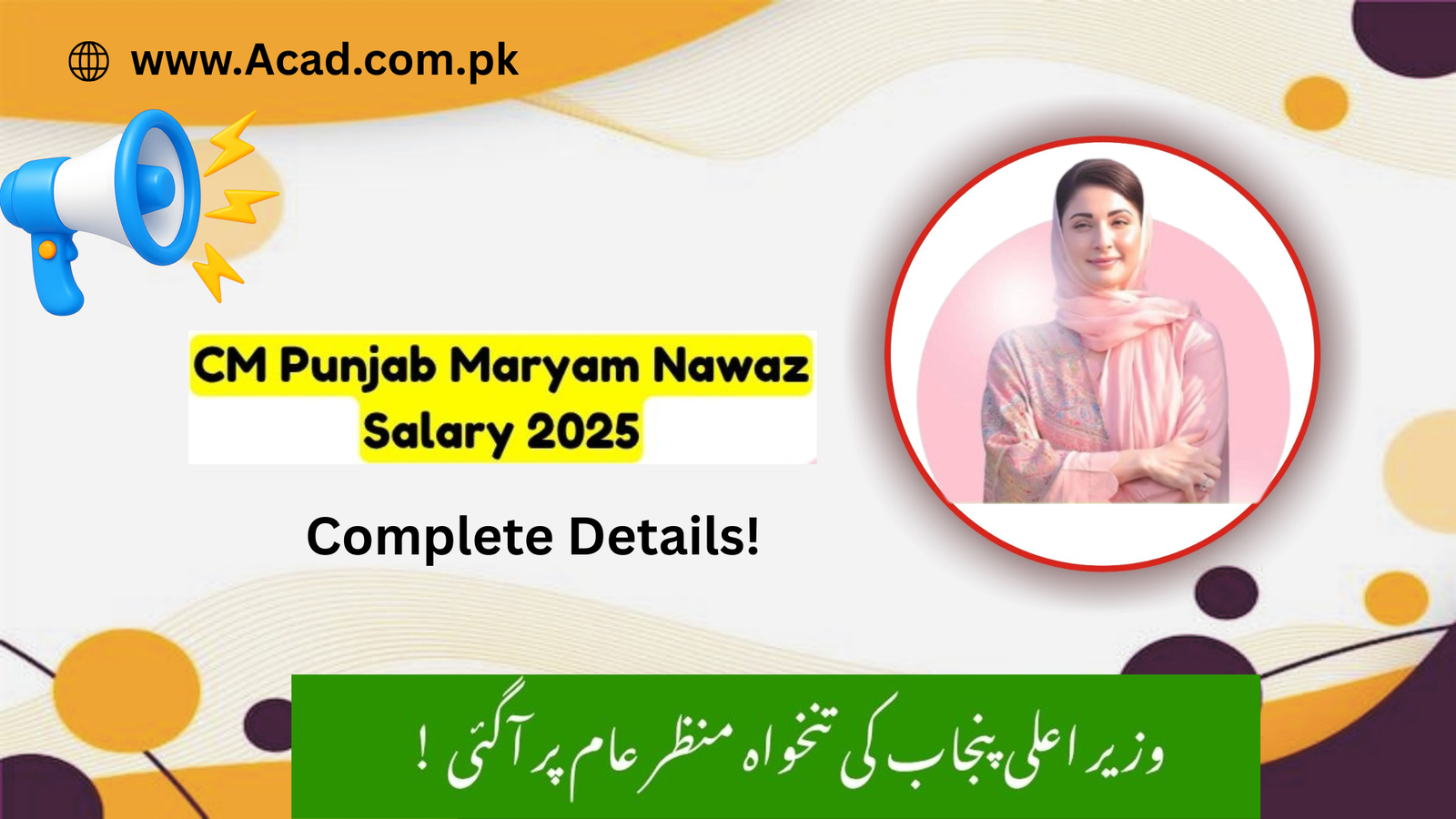 CM Punjab Salary in Pakistan 2025 Complete Details