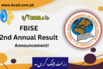 FBISE 2nd Annual Improvement Result 2025 Date Announced