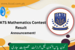 ICATS Mathematics Contest Result