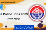 Jail Police Jobs 2025 Online Apply Application Form