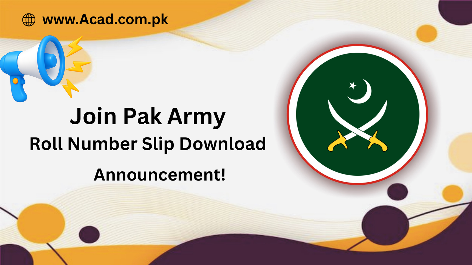 Join Pak Army Roll No Slip Download 2025 By CNIC