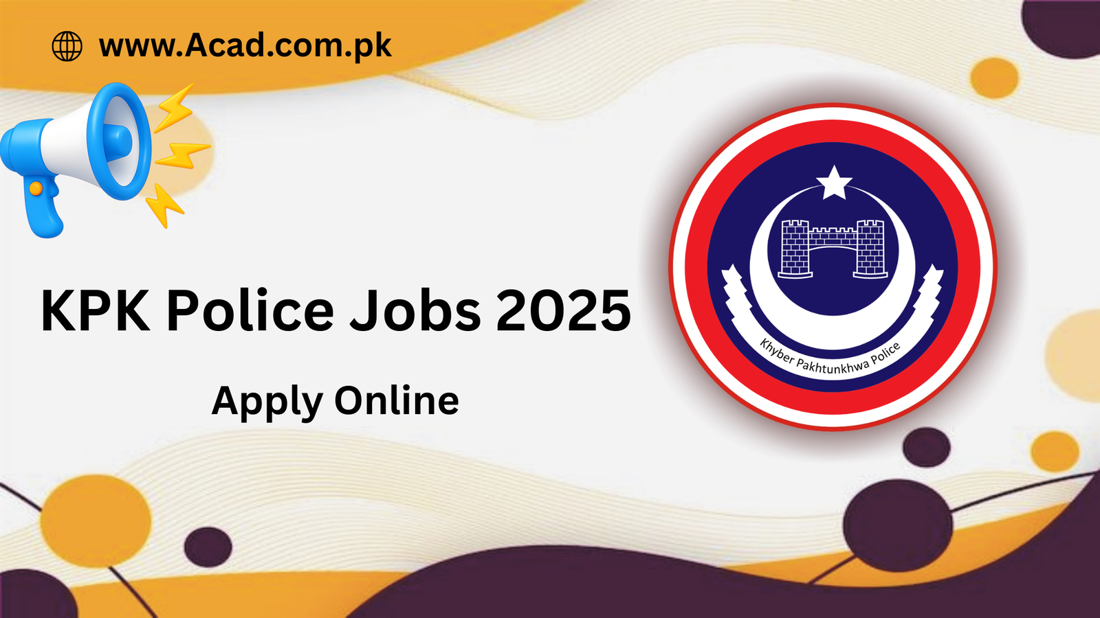 KPK Police Jobs 2025 Apply Online Last Date