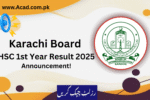 Karachi Board HSC 1st Year Result 2025 Pre Medical | biek.edu.pk