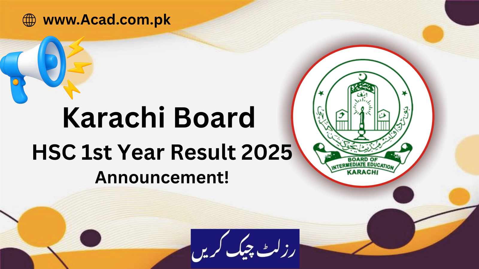 Karachi Board HSC 1st Year Result 2025 Pre Medical | biek.edu.pk