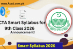 PECTA Smart Syllabus for 9th Class 2026