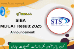 SIBA MDCAT Result 2025